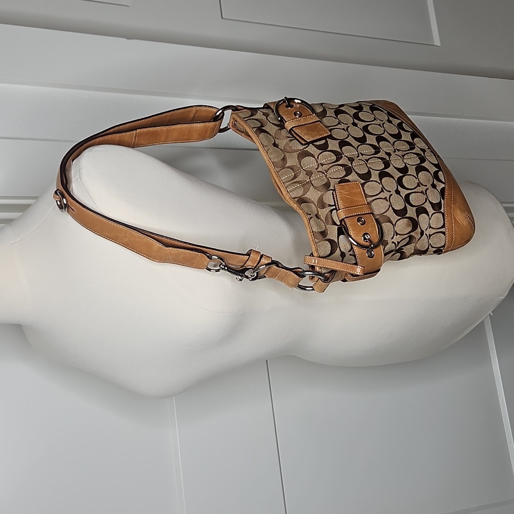 Authentic Coach Monogram Leather SOHO Crossbody Shoulder Bag - Picture 15 of 15